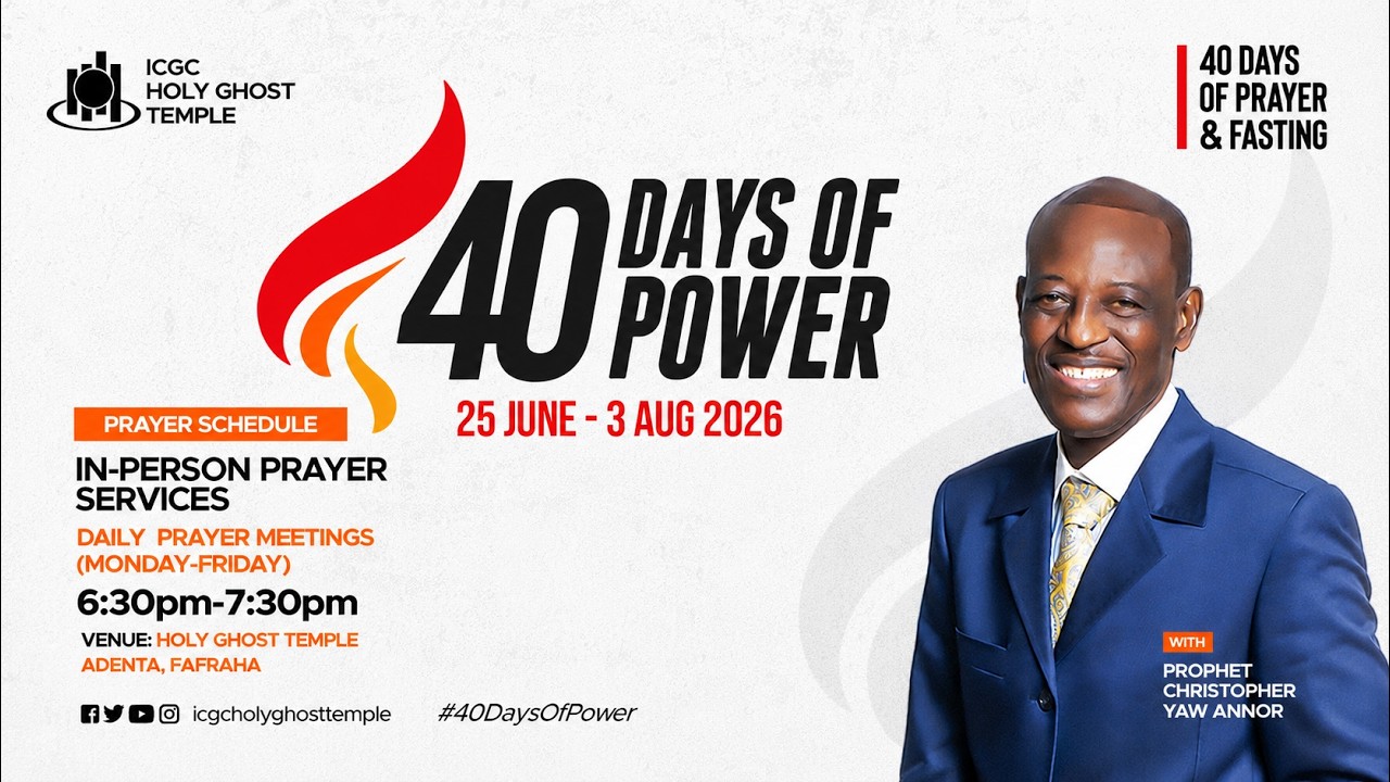 Special Friday Service with Prophet Christopher Yaw Annor || 30th July, 2026.