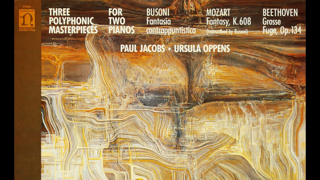 Paul Jacobs and Ursula Oppens play Busoni, Mozart, and Beethoven.