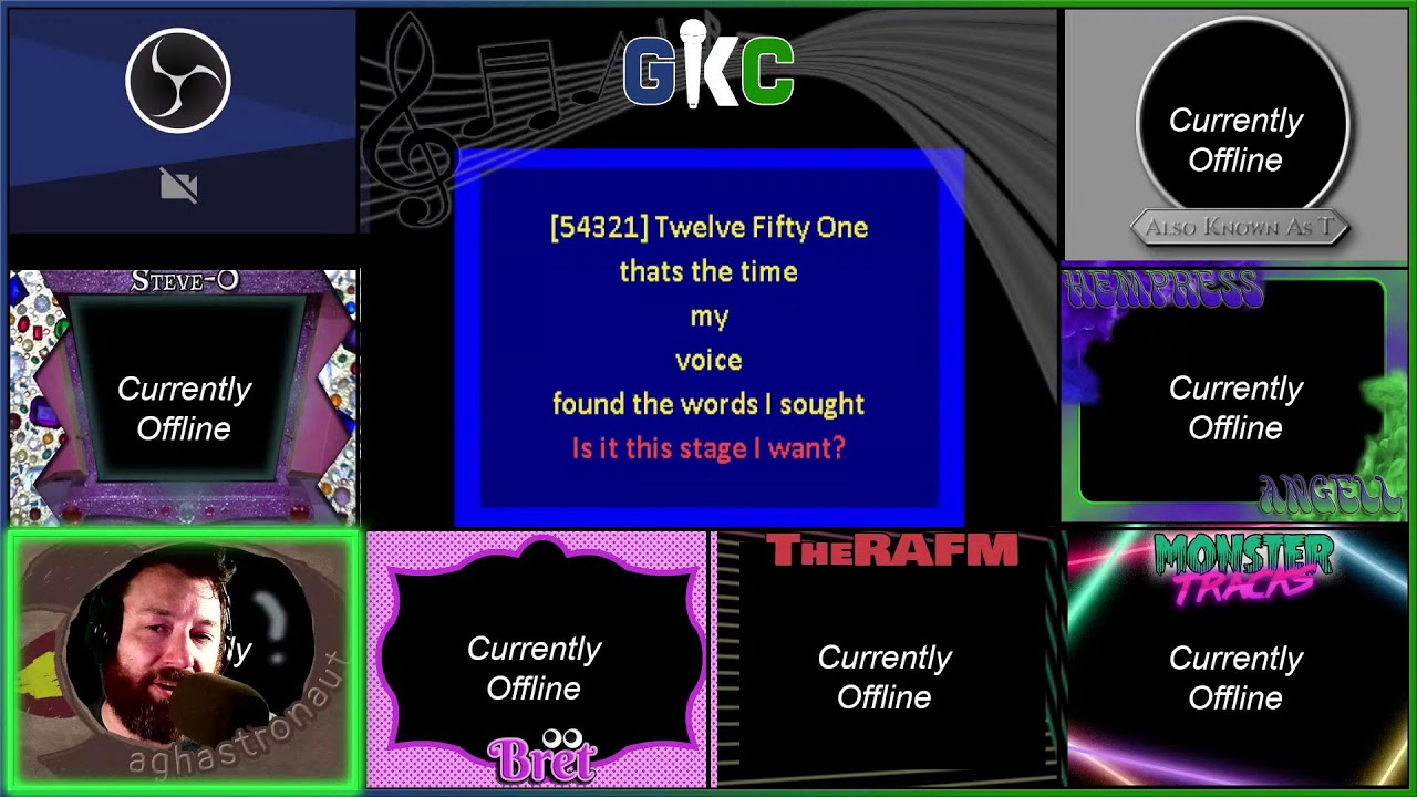 Karaoke Stream from the Global Karaoke Community - 08-28-2021