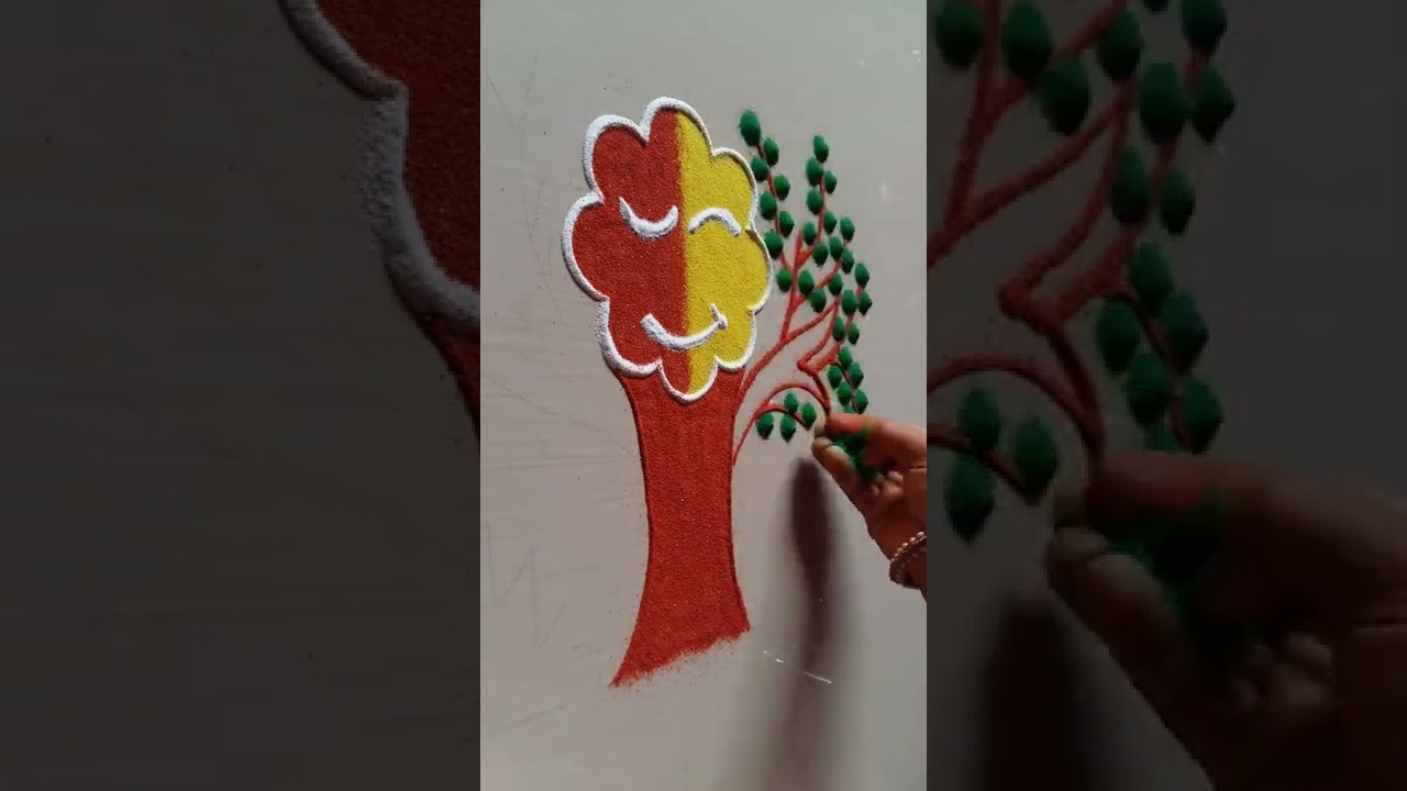 environment day rangoli #shorts #youtubeshortsfeatures #ytshortsindia #trending #viral #art #trend