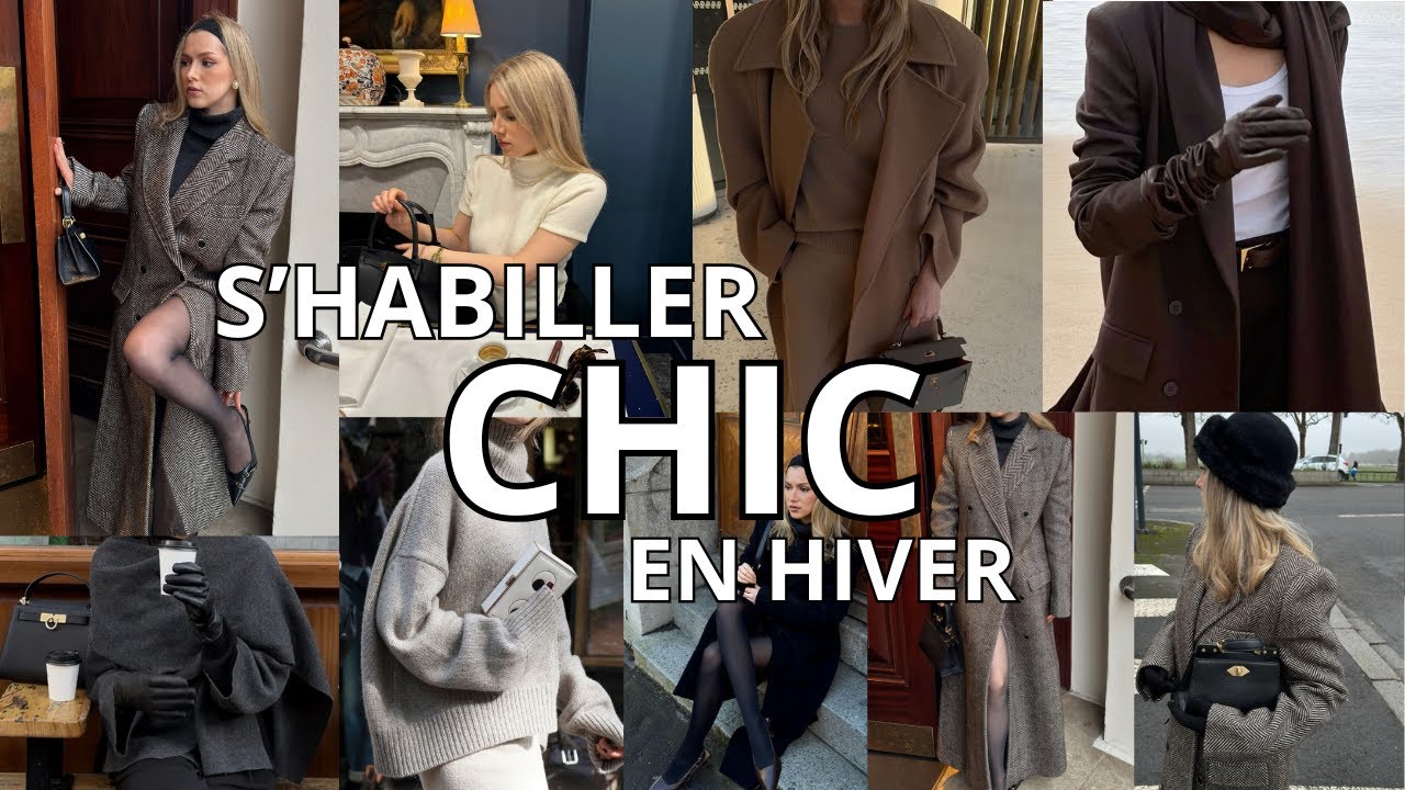 S'habiller chic en hiver sans avoir froid 🤍 Astuces et conseils