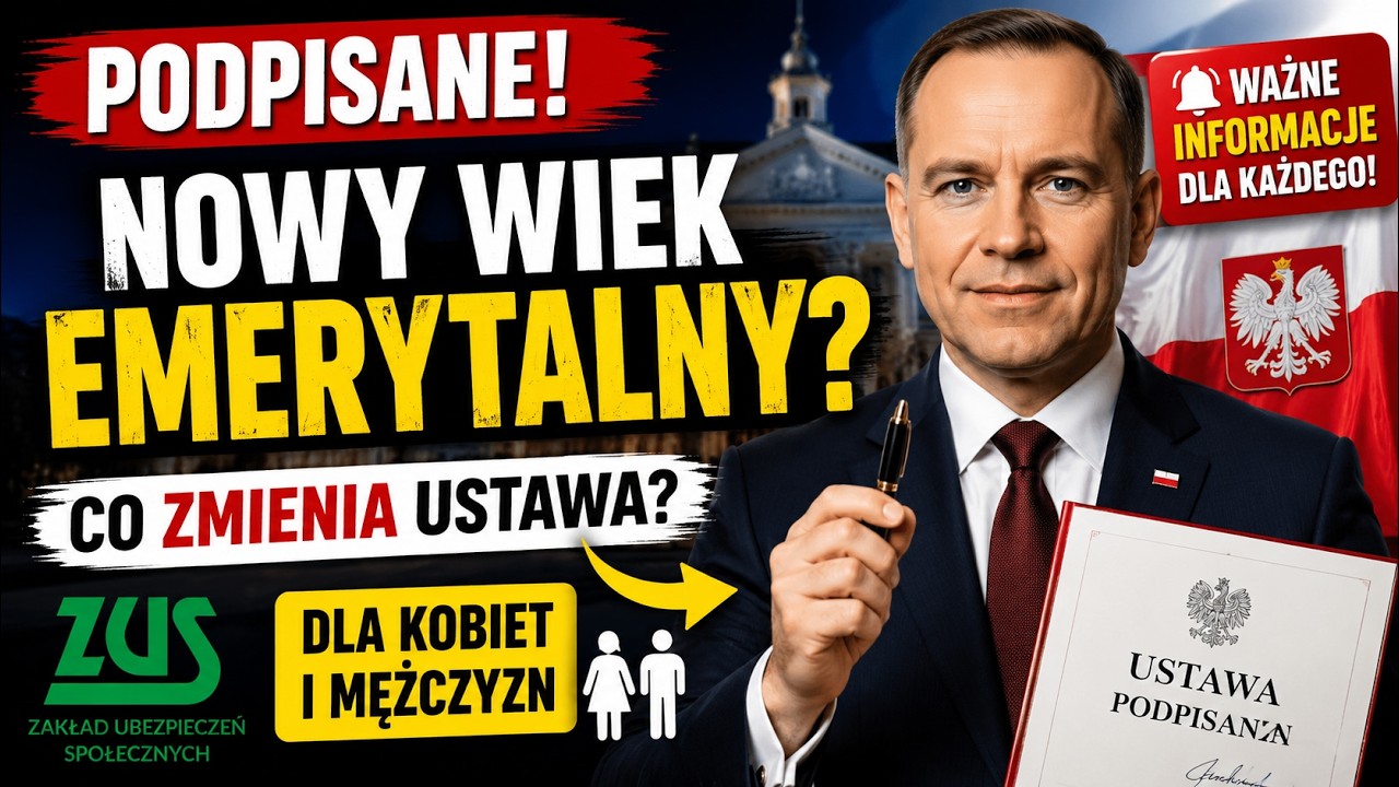 🚨 Nowy Wiek Emerytalny 2026? ZUS, Emerytury, Nowe Zasady i Co Oznaczają dla Senior&oacute;w!