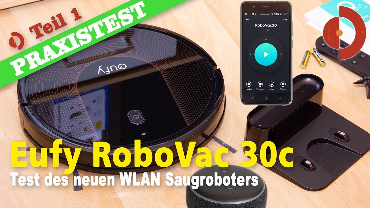 Eufy RoboVac 30C Test - Günstiger Saugroboter mit Alexa Unterstützung - Teil 1   [Saugroboter Test]