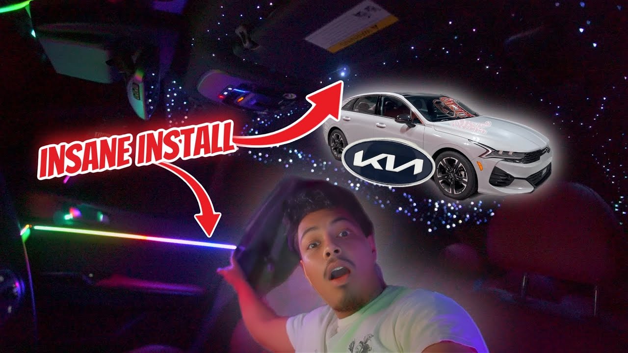 СОВЕРШЕННО НОВЫЙ KIA K5 ПОЛУЧИЛ НОВЫЕ ФАРЫ И ПОДСВЕТКУ!!!