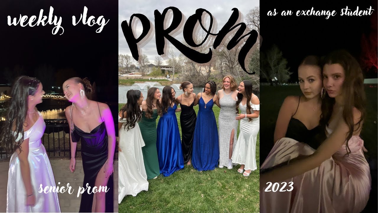 PROM as an exchange student | prom week, grwm, vlog