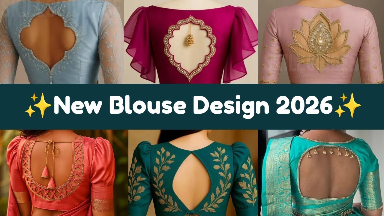 New Blouse Designs 2026 😍🤗 || खूबसूरत ब्लाउज डिजाईन || #blouse #newblausedesign #design #new #viral 