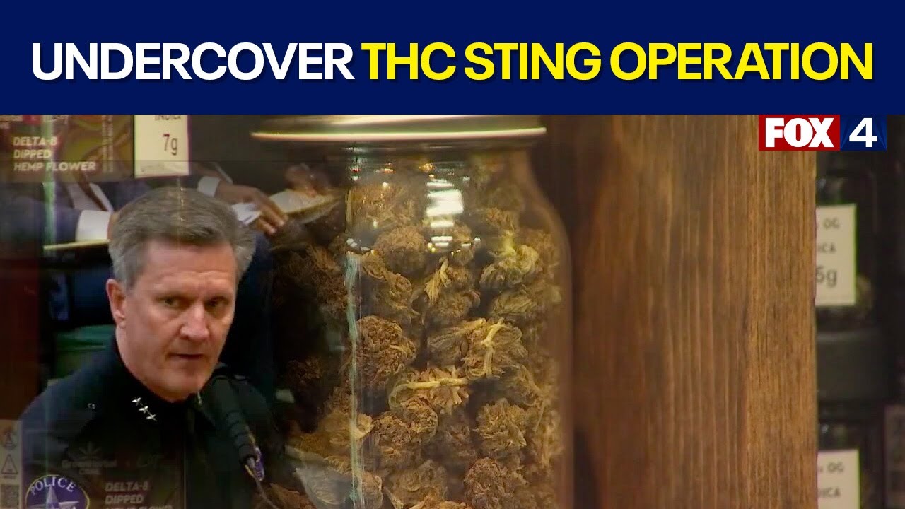 Undercover police exposes illegal THC sales in Texas