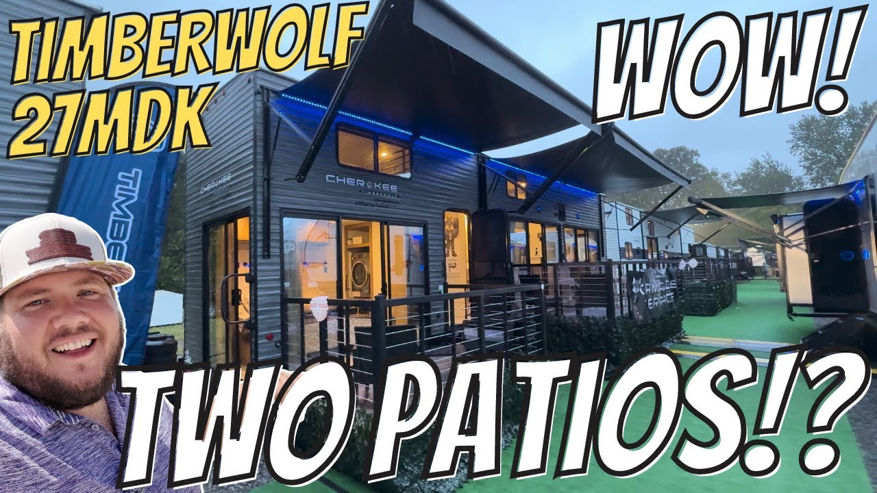 TWO SIDE PATIOS!? 2025 Cherokee Timberwolf 27MDK | TWO LOFTS!?