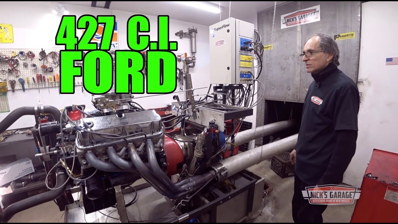 427 Ford on the Dyno - Nick Tests the Blue Oval