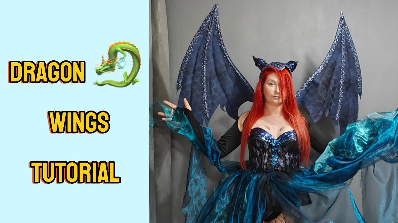 Мастер-класс по созданию крыла дракона 🐉 Идея для костюма на Хэллоуин своими руками