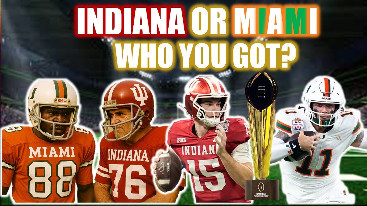 Indiana's Heisman winning QB is overrated and Miami ain't played nobody! Who wins?  The U is back!!