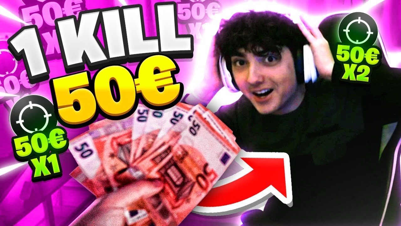 DO 50€ a ZARA per OGNI KILL che fa su FORTNITE!! *NON DOVEVO FARLO*😭