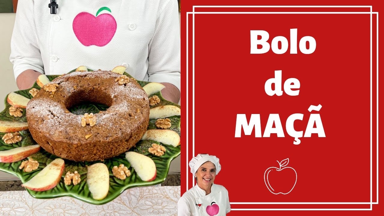 BOLO DE MAÇÃ COM CANELA PRÁTICO E MUITO FÁCIL DE FAZER / Lilian Chef