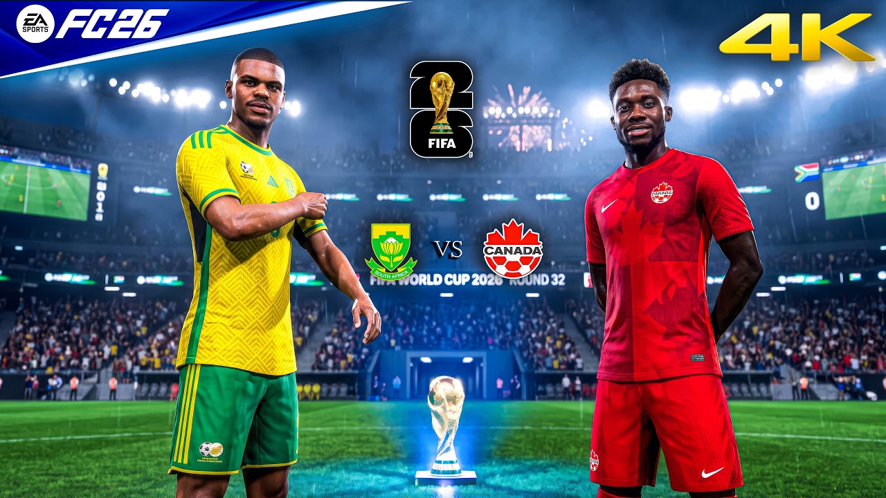 FC 26 &mdash; ЮАР против Канады &mdash; Чемпионат мира по футболу FIFA 2026, 1/16 финала, полный матч | PC&trade; [...