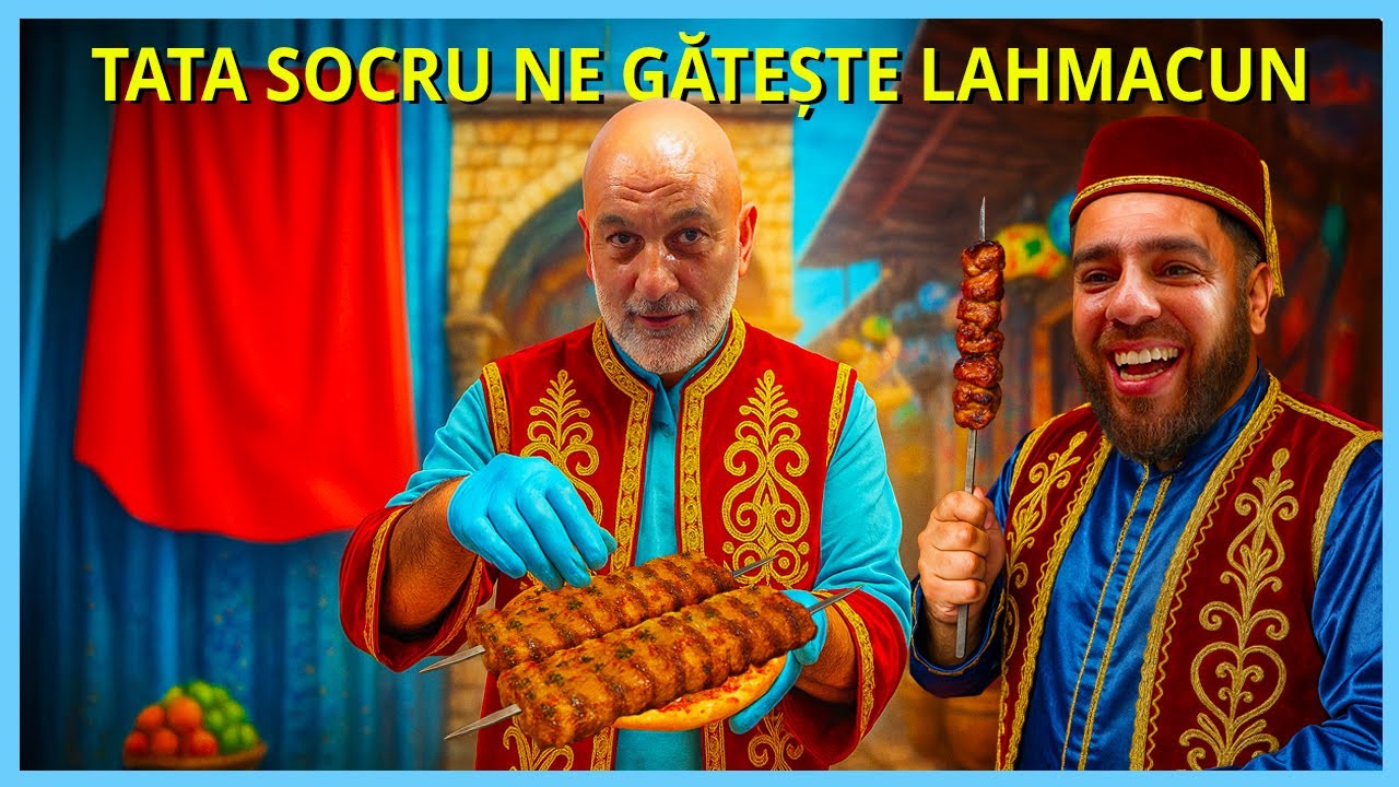 Rețeta lui TATA SOCRU de LAHMACUN REINTERPRETAT de ne-am lins degetele până la coate!
