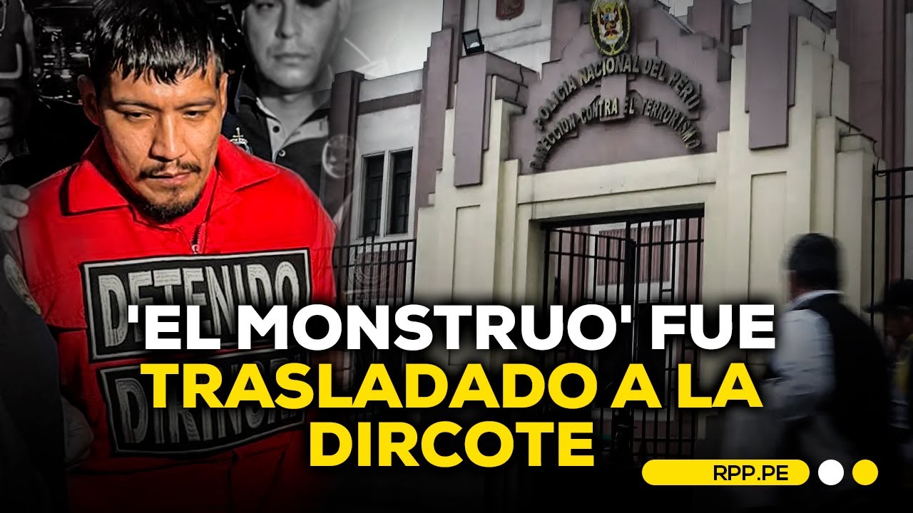 🚨 Alias 'El Monstruo' fue trasladado a la sede de la Dircote, en Cercado de Lima #NOTICIASRPP