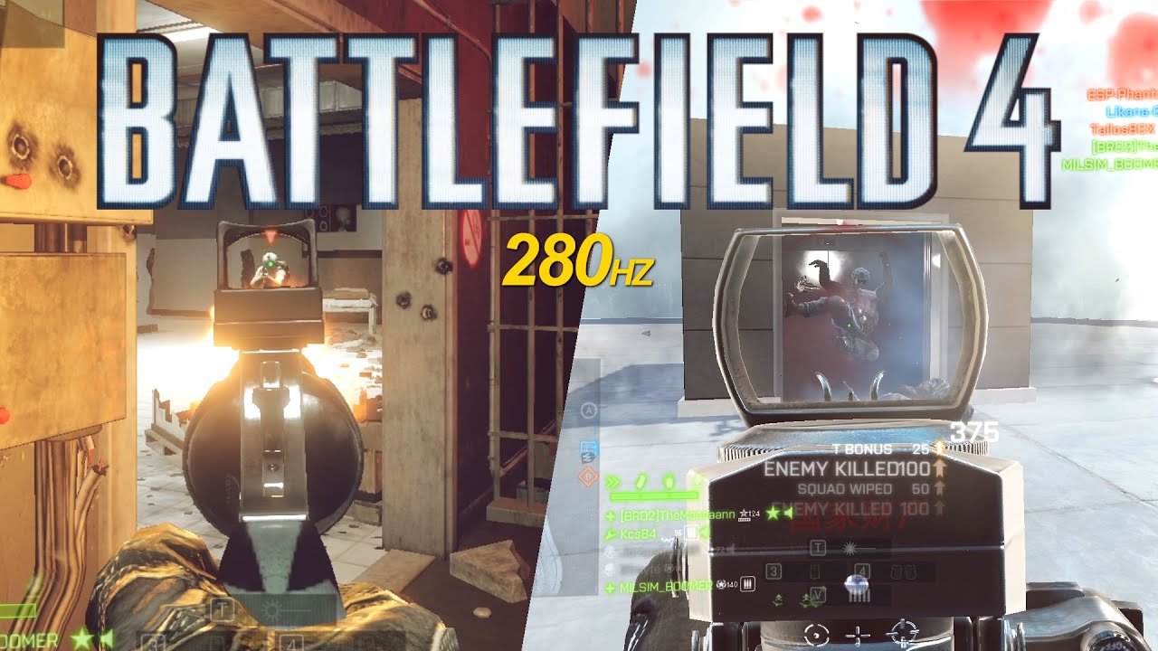 Battlefield 4 on 280Hz