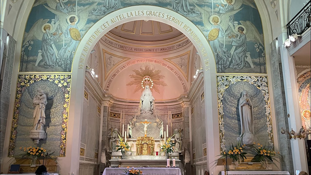 CHAPEL OF OUR LADY OF THE MIRACULOUS MEDAL Paris, France 🇫🇷 ( 1/3/25)#catholic #church#france #faith