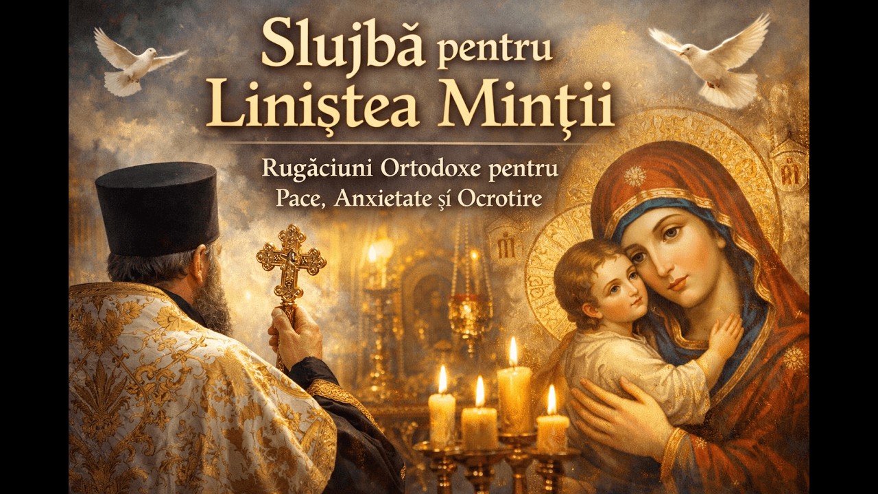 Slujbă pentru Liniștea Minții 🌿 Rugăciuni Ortodoxe pentru Pace, Anxietate și Ocrotire