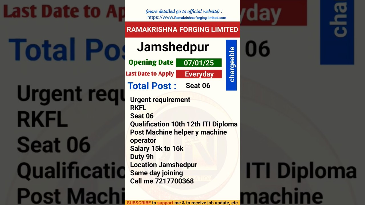 I Visited Every RKFL Vacancy in Jamshedpur #shouts
