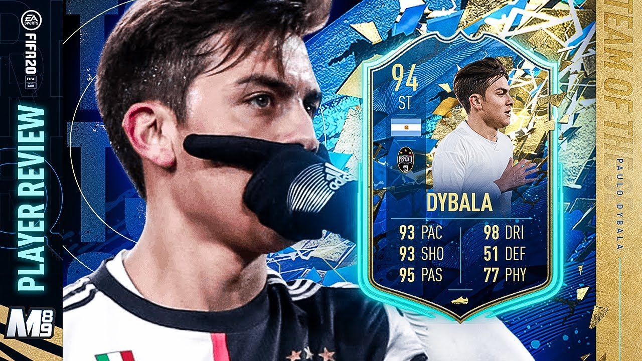 TOTS DYBALA PLAYER REVIEW | 94 TOTS DYBALA REVIEW | FIFA 20 Ultimate Team