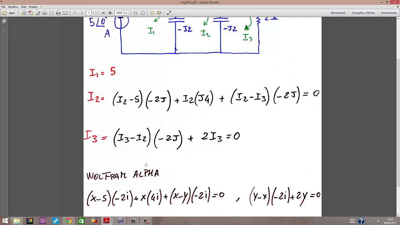 9 45 AC Phasor Analysis - Circuito Analisi Fasori