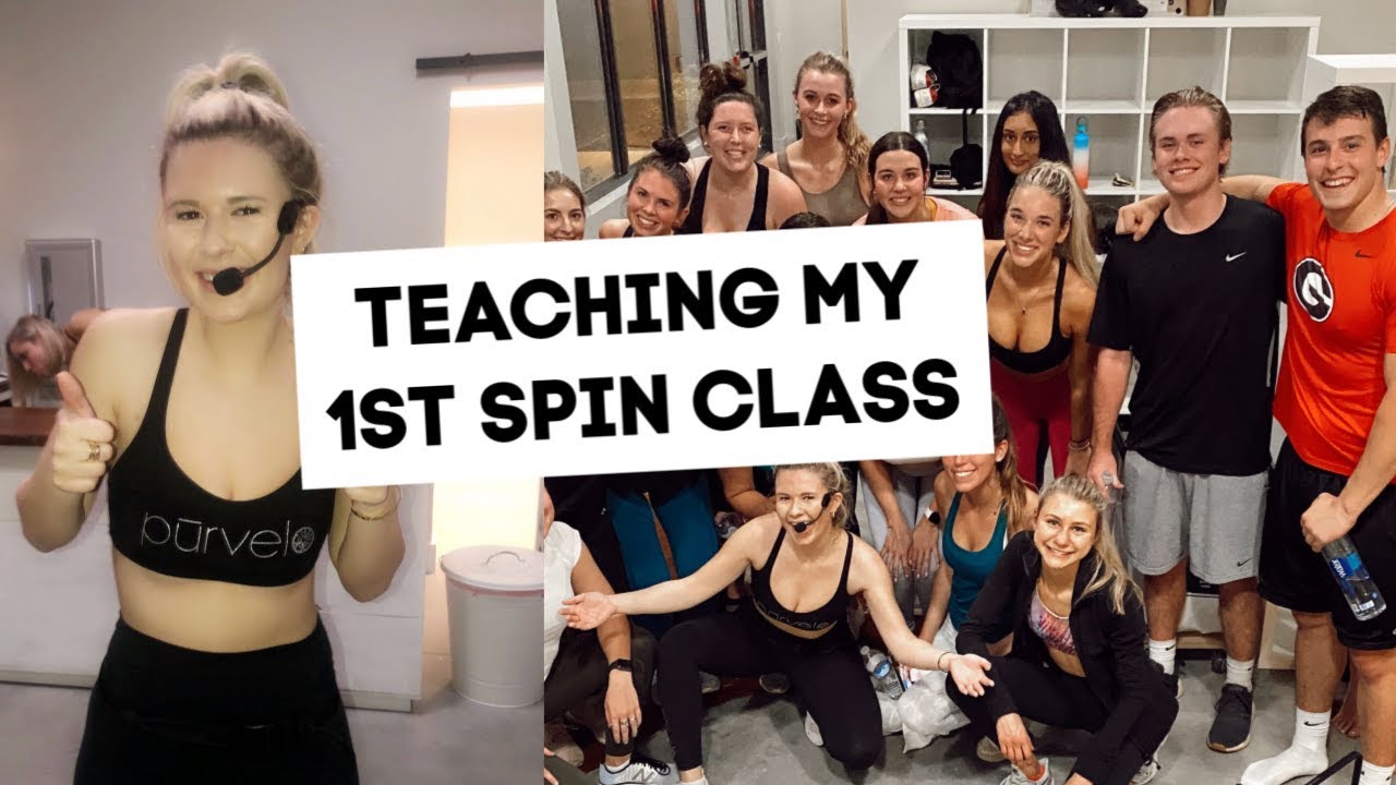 college week in my life: teaching my 1st spin class + lots more