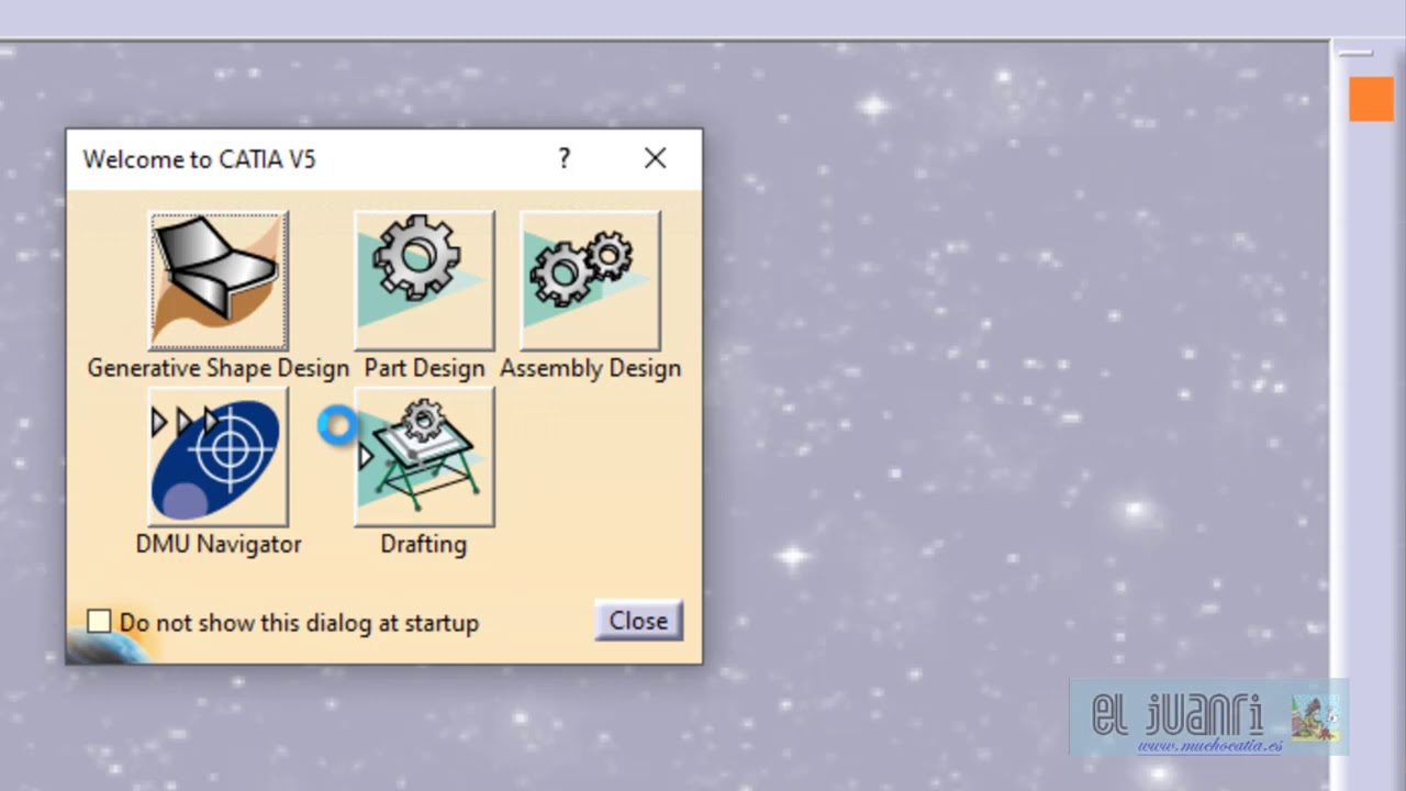 CATIA V5 desde cero. INICIACION Cómo arranca CATIA V5 y porqué