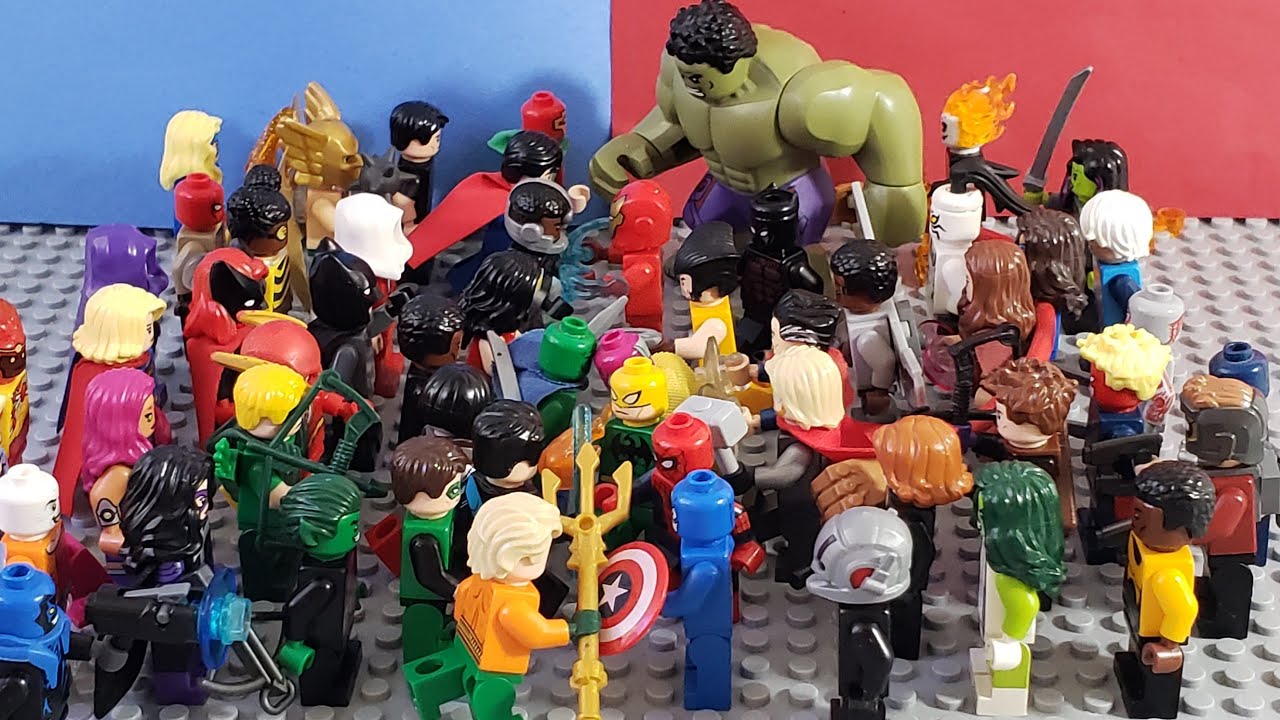 Lego Dc Vs. Marvel Stop Motion