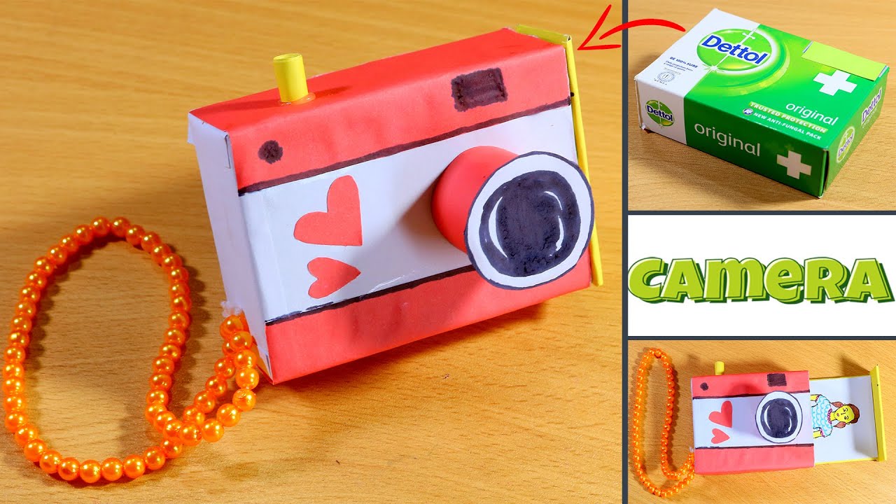 How to Make Camera From Soap Box | DIY Paper Camera - Soap Box Ideas