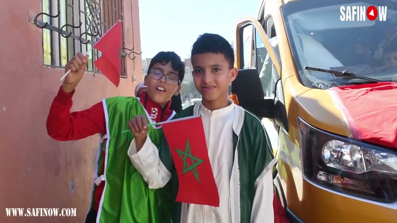 الحسين شينان عامل إقليم أسفي يحتفل رفقة تلاميذ مدرسة فضاء النجاح  الذكرى  47 للمسيرة الخضراء