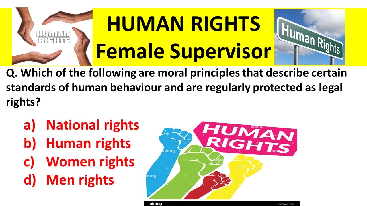HUMAN RIGHTS |TOP MCQS |#jkssb #jkssbjobs #femalesupervisor