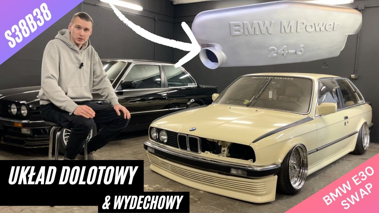 MODYFIKUJĘ UKŁAD DOLOTOWY | BMW E30 338IS | S38B38 SWAP SILNIKA | KOLEKTORY WYDECHOWE | VLOG #13