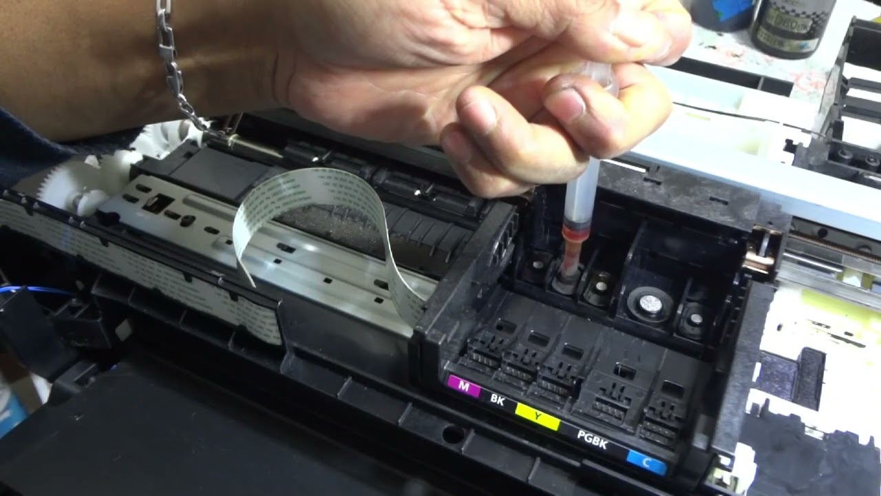 Servicio a cabezal de impresión canon MG5510