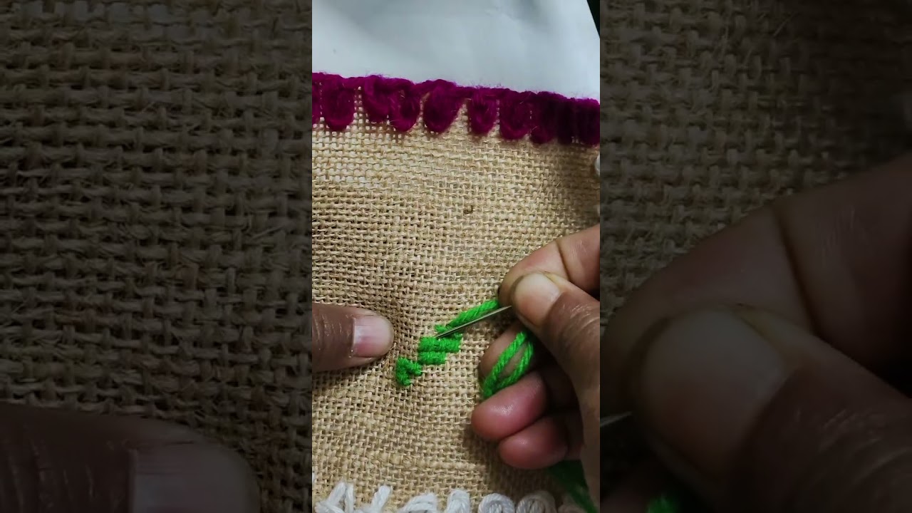Ason salai design tutorial 🪡👌.                              #ason#crossstitch 