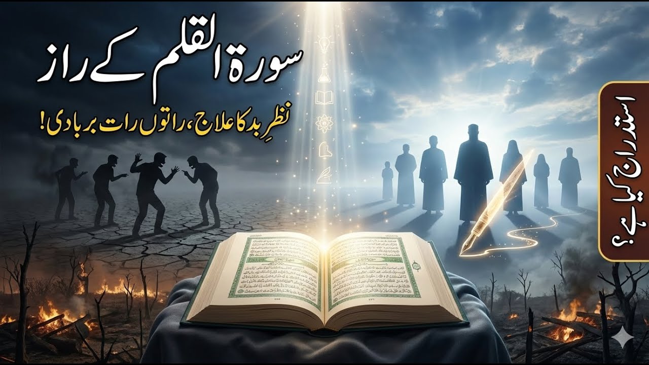 Raat ko Ameer soye, Subah Faqeer uthay! | surah Qalam Ke Raaz | Nazar e bad ka ilaj | Sialvi TV