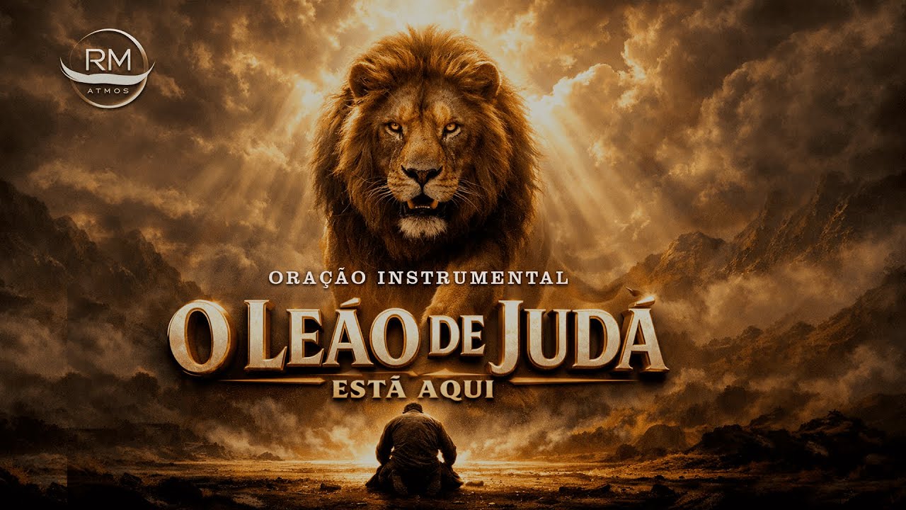 🙏 Fundo de Oração Instrumental | O Leão de Judá Está Aqui 🙏