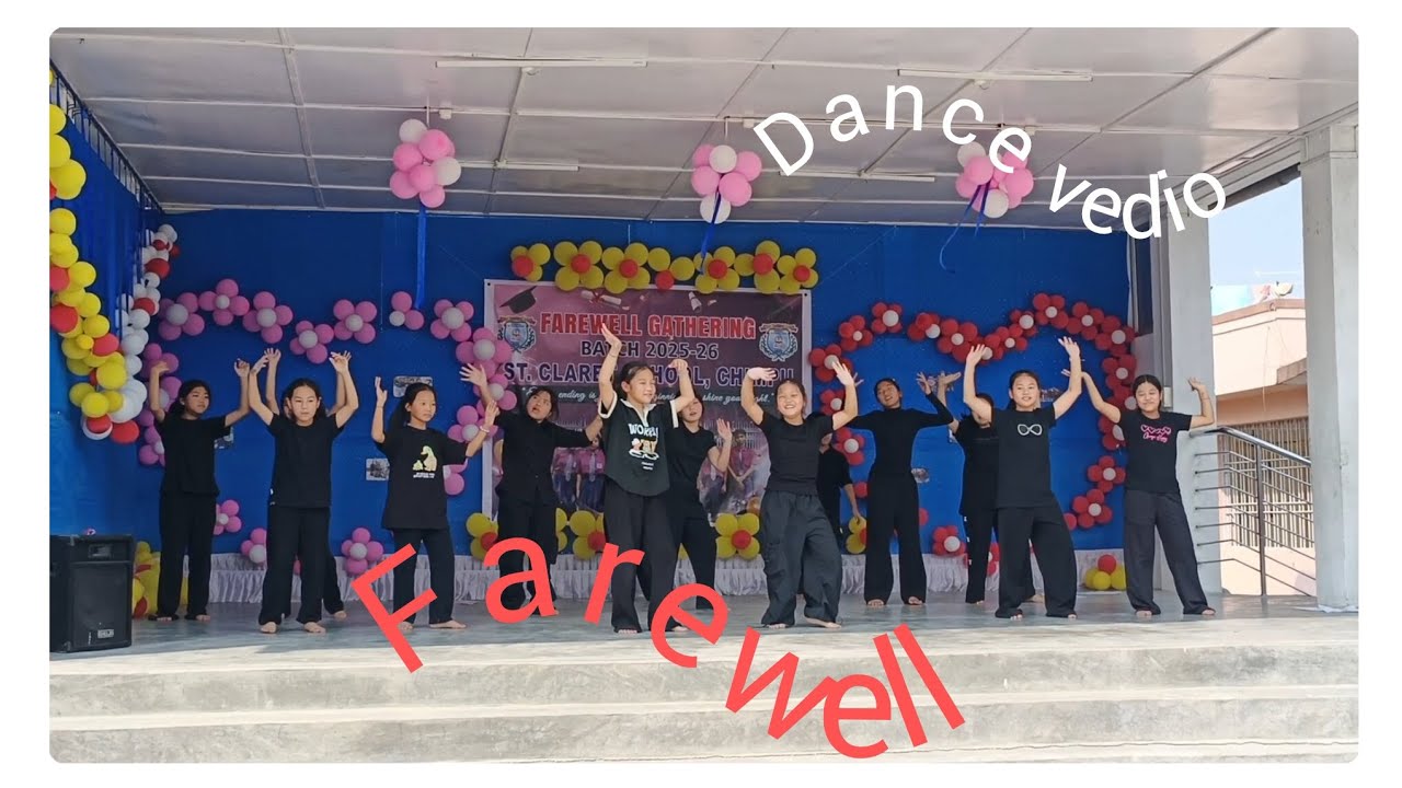 Farewell Dance performance by class v students.Mashup song// Farewell class 8 2025-26.