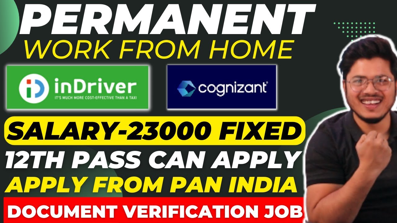 Indriver Work from home job for 12th Pass | Document Verification job Online | 12th Pass Remote jobs