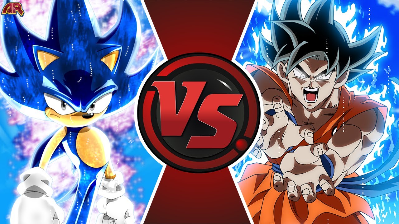СОНИК против ГОКУ! АНИМЕ-ФИЛЬМ! (Sonic The Hedgehog vs Dragon Ball Super) Мультяшная анимация боя