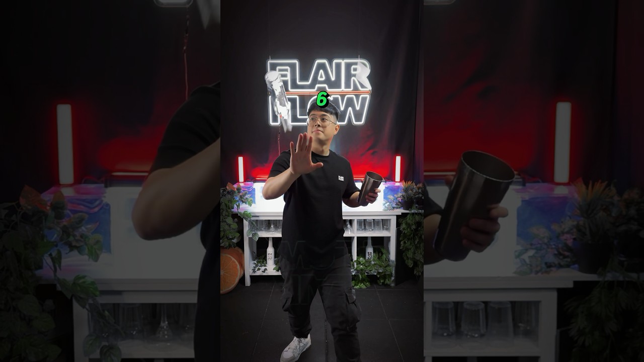 📚Flair Bartending tutorial 🍾 #flairbartending #bartender #bar # #barman #barmanshow