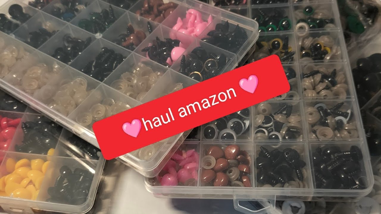 Haul amazon 🤩😍pour faire nos amigurumis au crochet 🩷