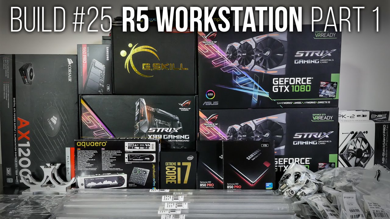 Extreme Fractal R5 Workstation Build #25 Part 1