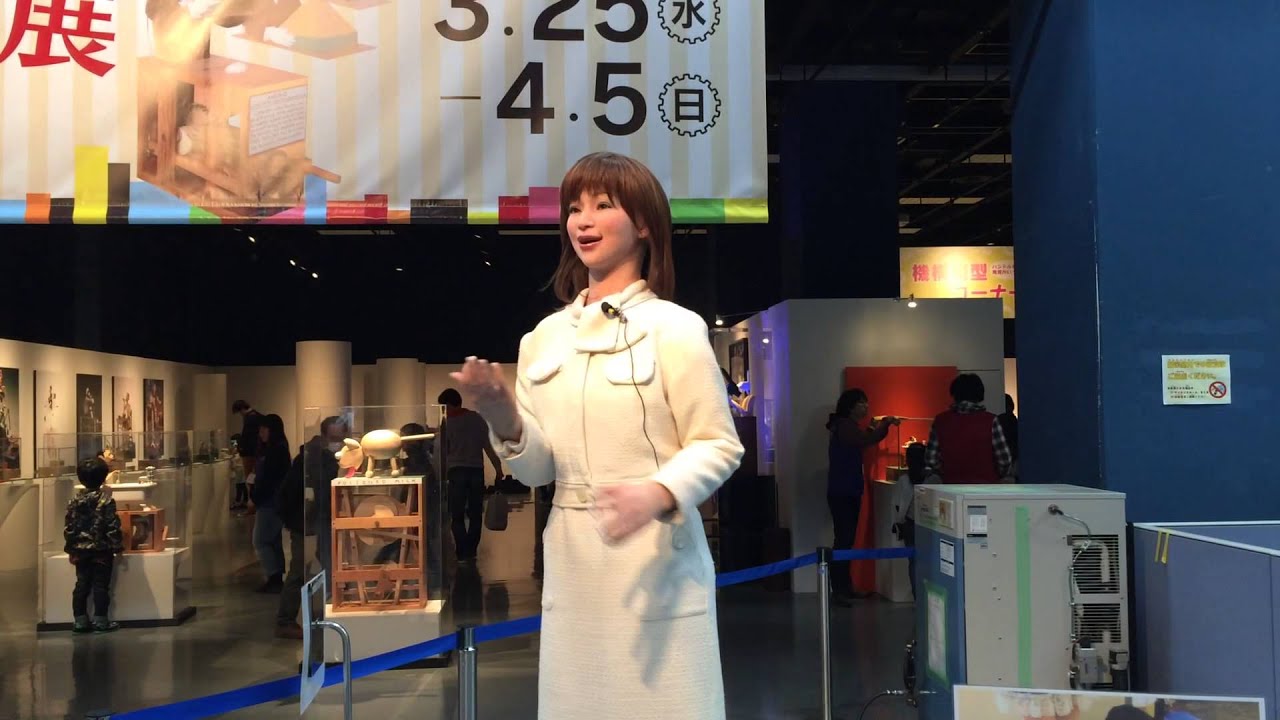 【閲覧注意】超リアルなロボット。それはアクトロイド！