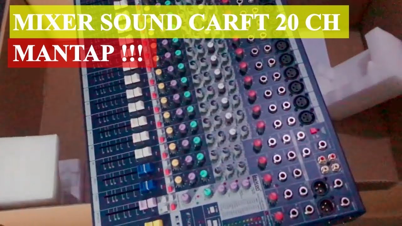 MIXER SOUNDCRAFT EFX20 | REVIEW