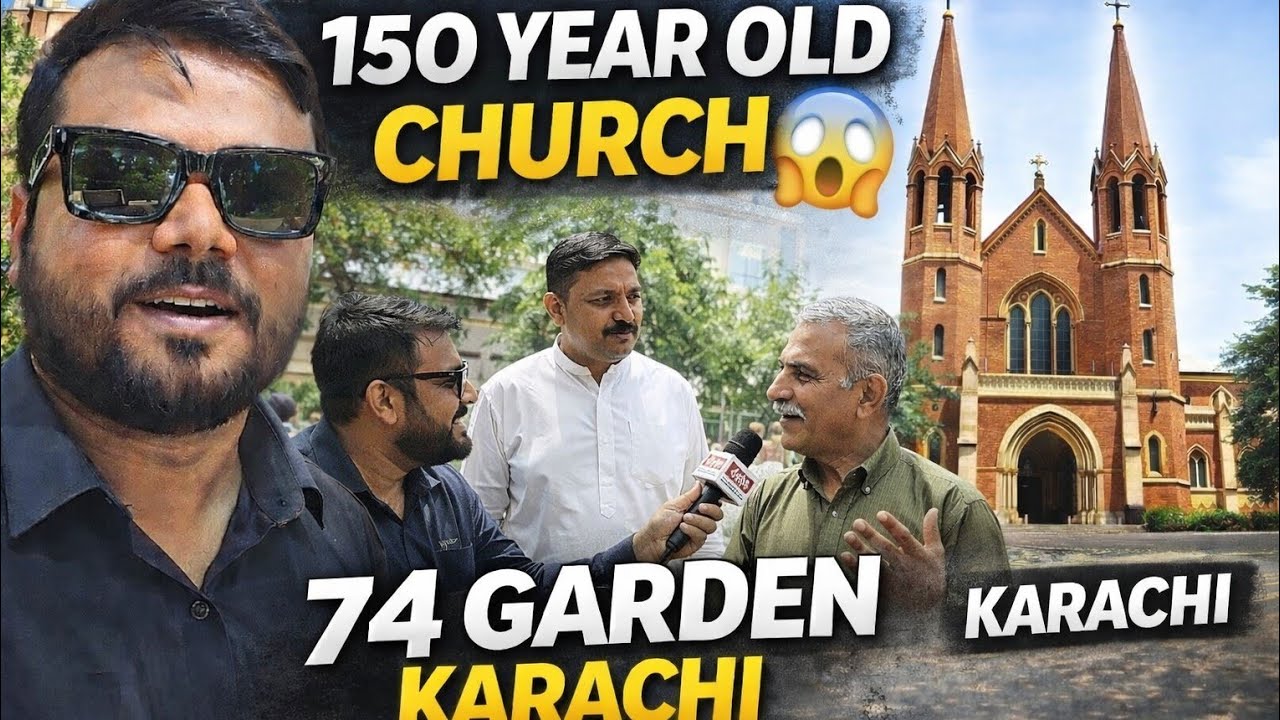 Exploring 150 Year Old 74 Garden Church in Saddar Karachi | Prayer & Public Interviews