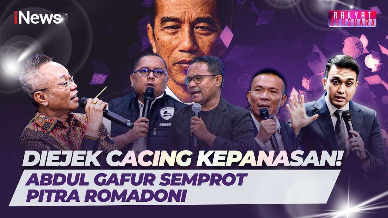 Argumen Dibantah Ejekan Cacing Kepanasan, Abdul Gafur Semprot Pitra | Rakyat Bersuara 9/12