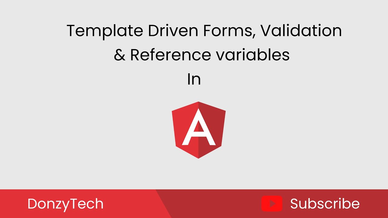 Template Driven Forms   in Angular