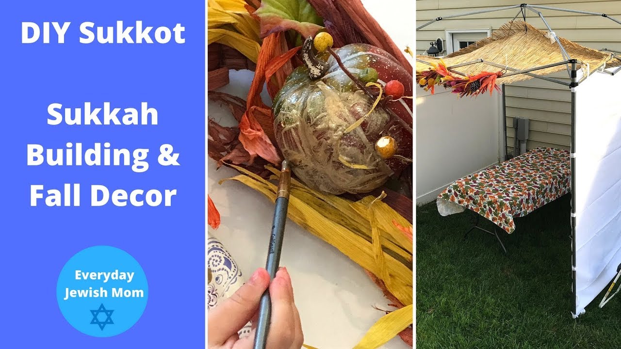 DIY Sukkot / Sukkah Building / Fall Decor
