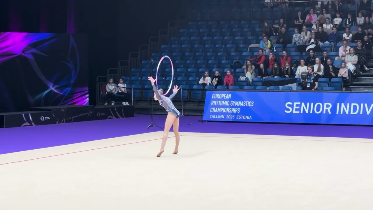 European Rhythmic Gymnastics Champions 2025- Lia Kallio (FIN) All-around Final Hoop